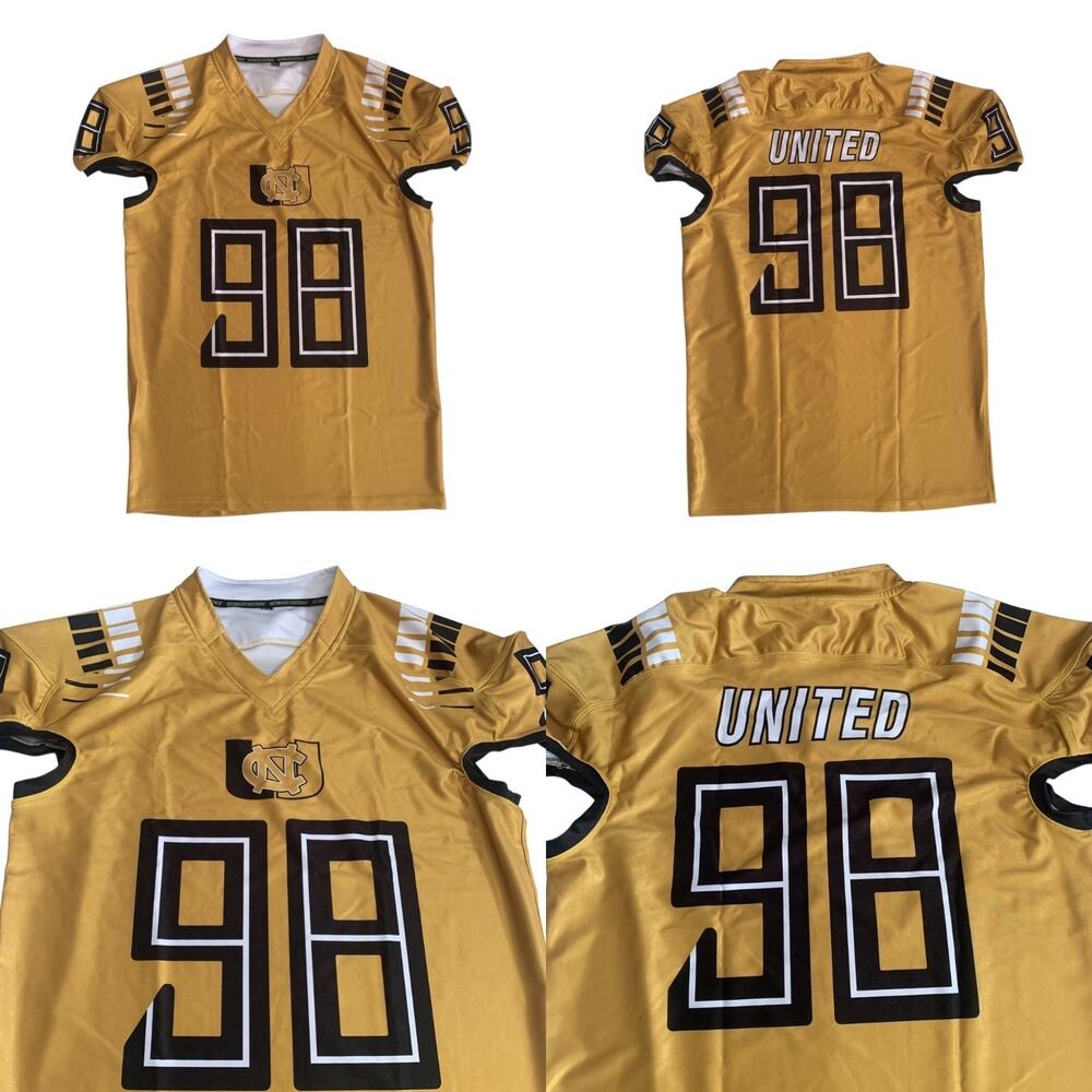 Westminster Sportswear Men's Size 2XL UNC Tarheel Football Jersey United #98